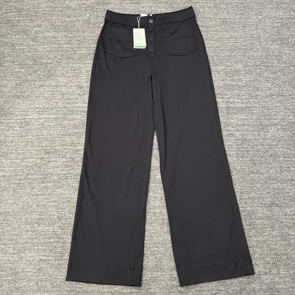 HALARA Black Wide Leg Pants NWT Large TALL - Picture 1 of 10